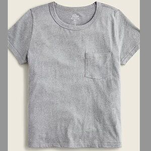 J Crew Essential Fitted Pocket T-shirt - Gray - XS
